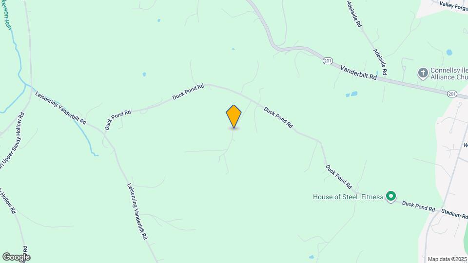 Gibson Terrace Community Hall Apartments and Nearby Connellsville