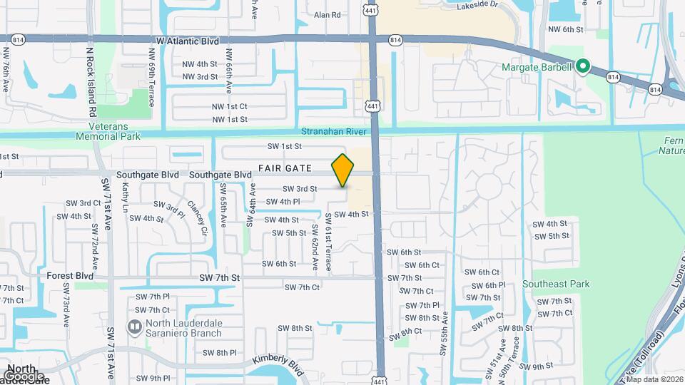 6112 SW 3rd St Mapa y Detalles de la Ubicación