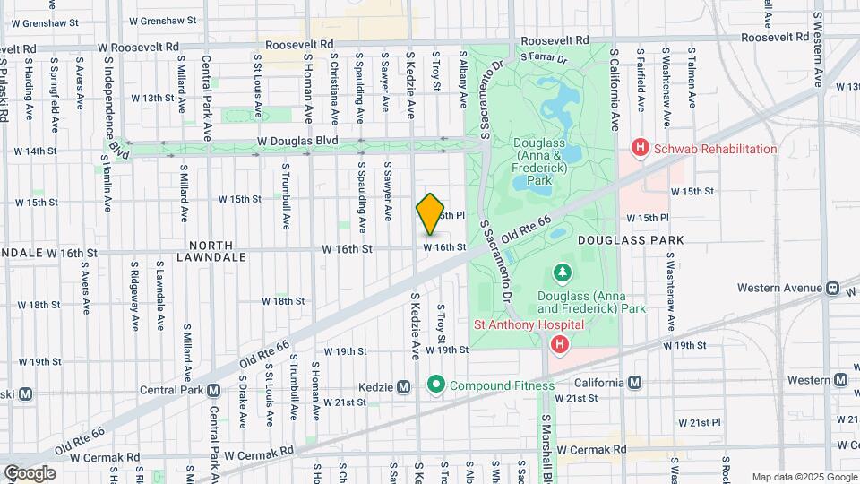 3142 W 16th St Map and Location Details