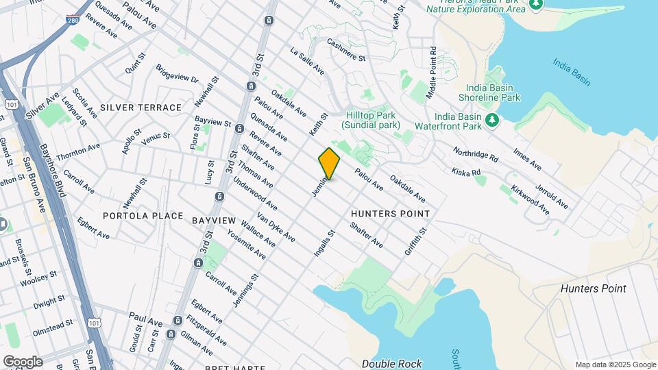 1390 Revere Ave Mapa y Detalles de la Ubicación