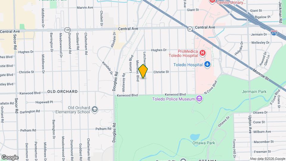 2653 Letchworth Pkwy Map and Location Details