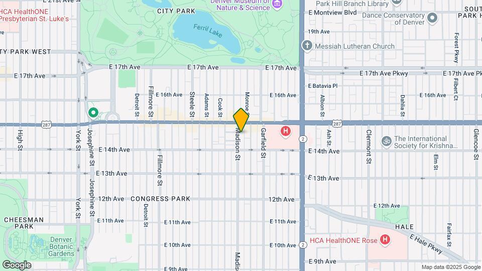 1448 Madison St Map and Location Details