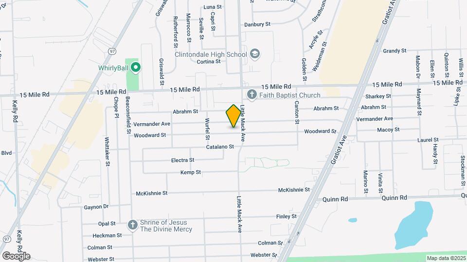 20525 Woodward St Map and Location Details