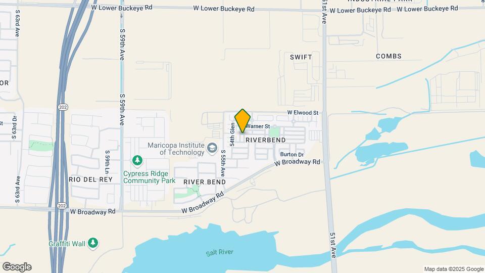 3803 S 54th Ln Map and Location Details