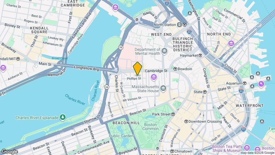 22 Anderson St, Unit 2 Map and Location Details
