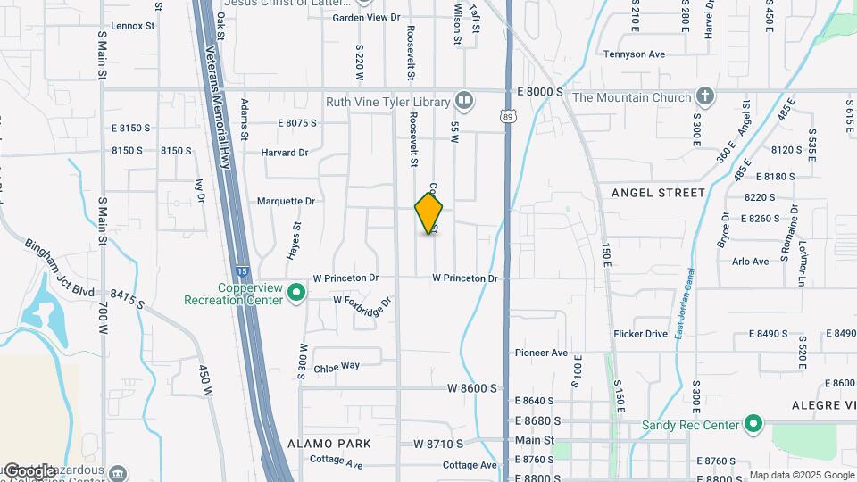 8296 Coolidge St Map and Location Details