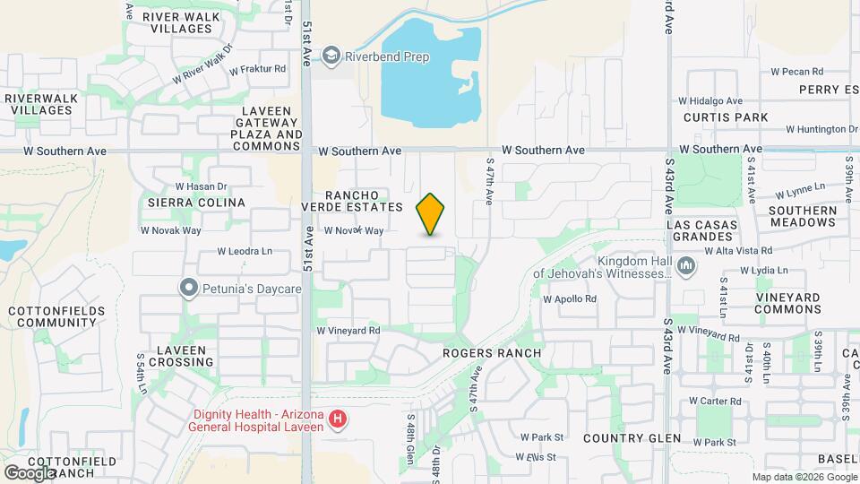 4820 W Leodra Ln Map and Location Details