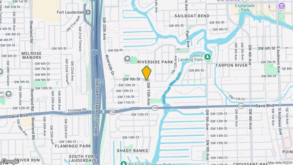 903 SW 15th Ave Map and Location Details