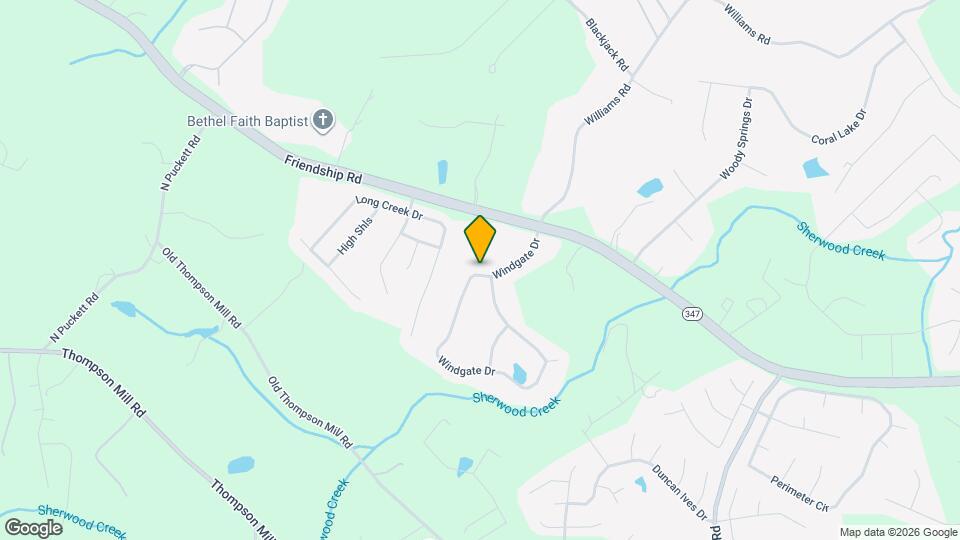 3202 Windgate Dr Map and Location Details