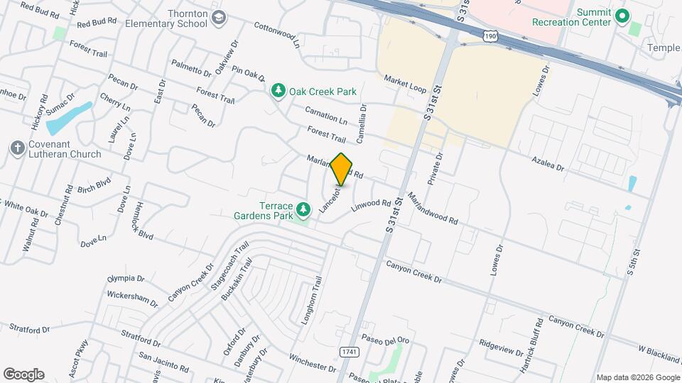 3813 Lancelot Ln Map and Location Details