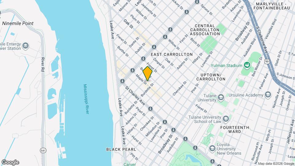 7821 Maple St-Unit -Upstairs Map and Location Details