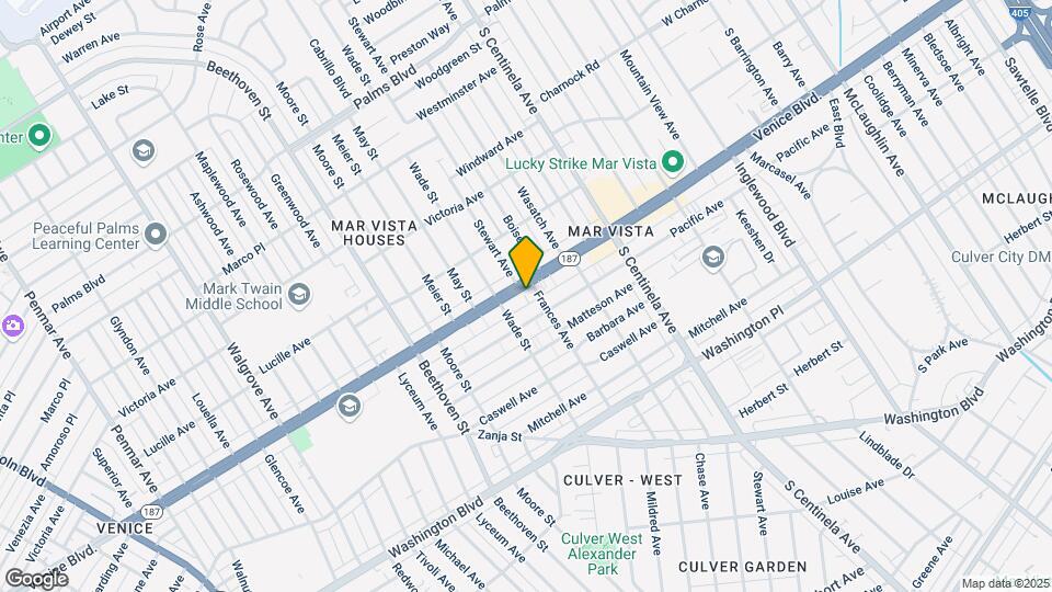 12610 Venice Blvd Map and Location Details