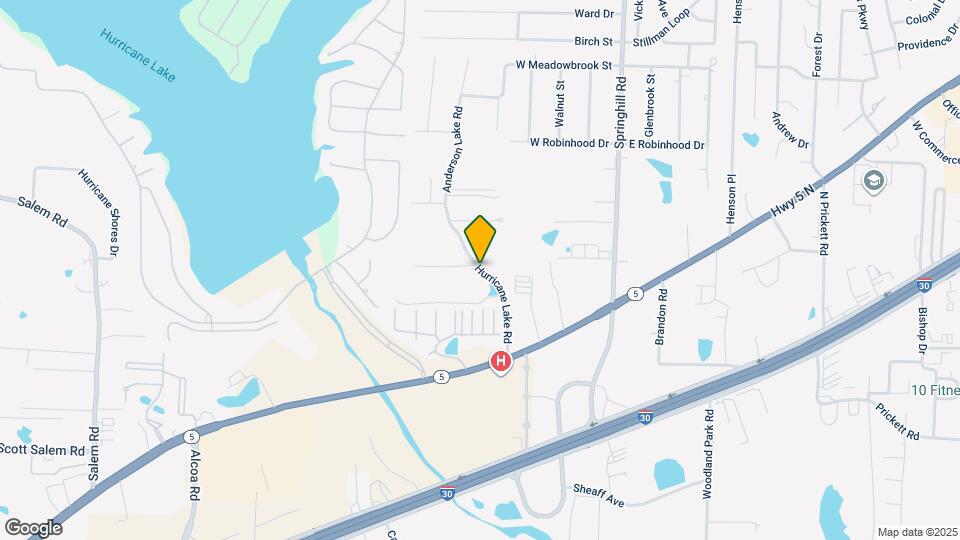 2608 Hurricane Lake Rd Map and Location Details
