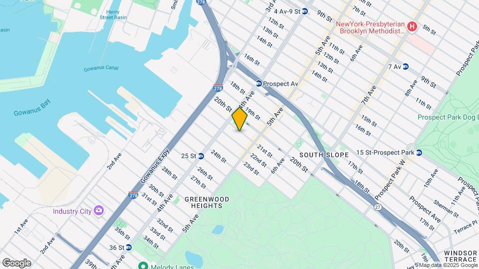 208 21st St Map and Location Details