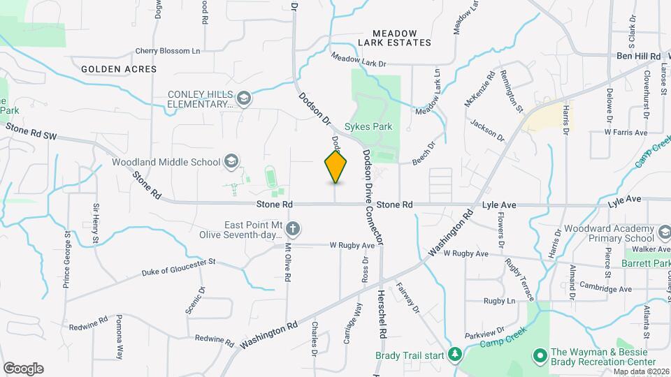 3270 Dodson Drive Connector Map and Location Details