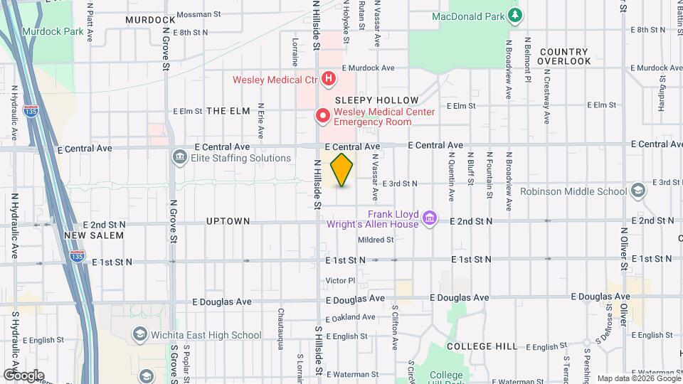 338 N Holyoke Pl Map and Location Details