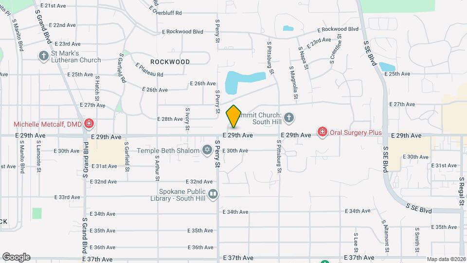 1511 E 29th Ave Map and Location Details