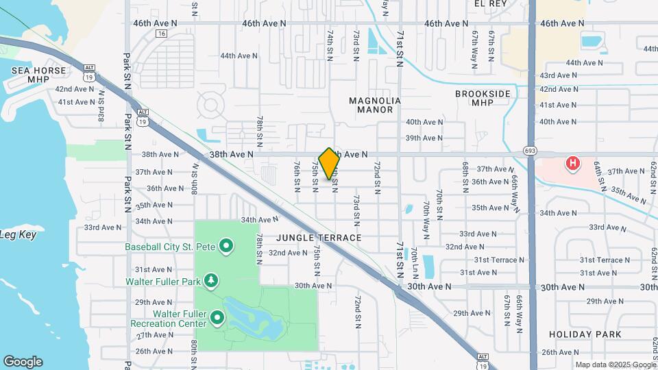 7401 36th Ave N Map and Location Details