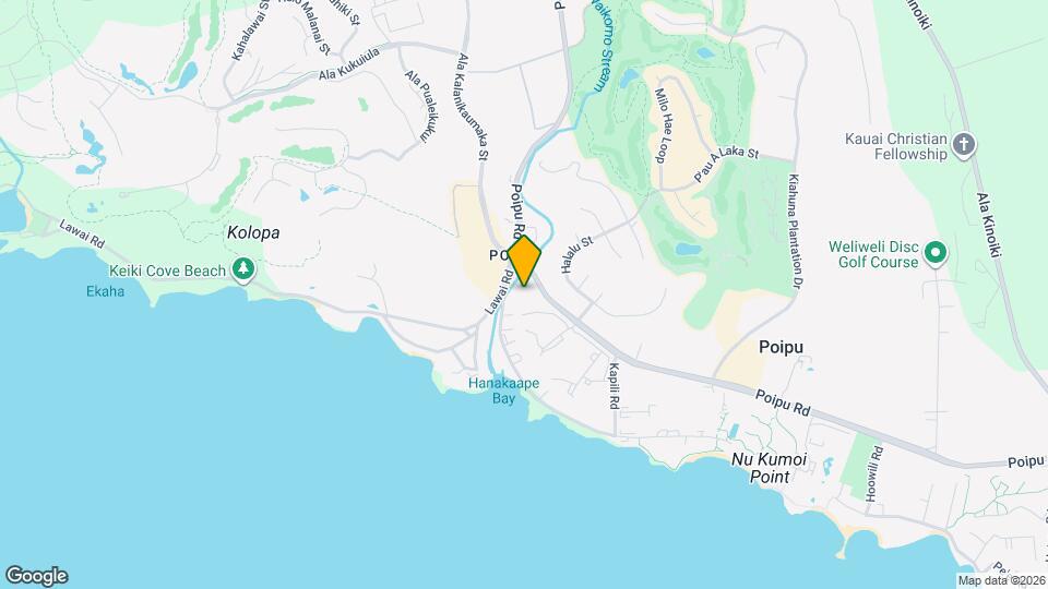 2721 Poipu Rd Map and Location Details