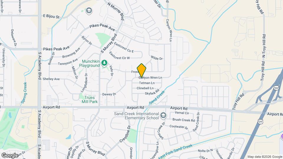 4661 Canyon Wren Ln Mapa y Detalles de la Ubicación