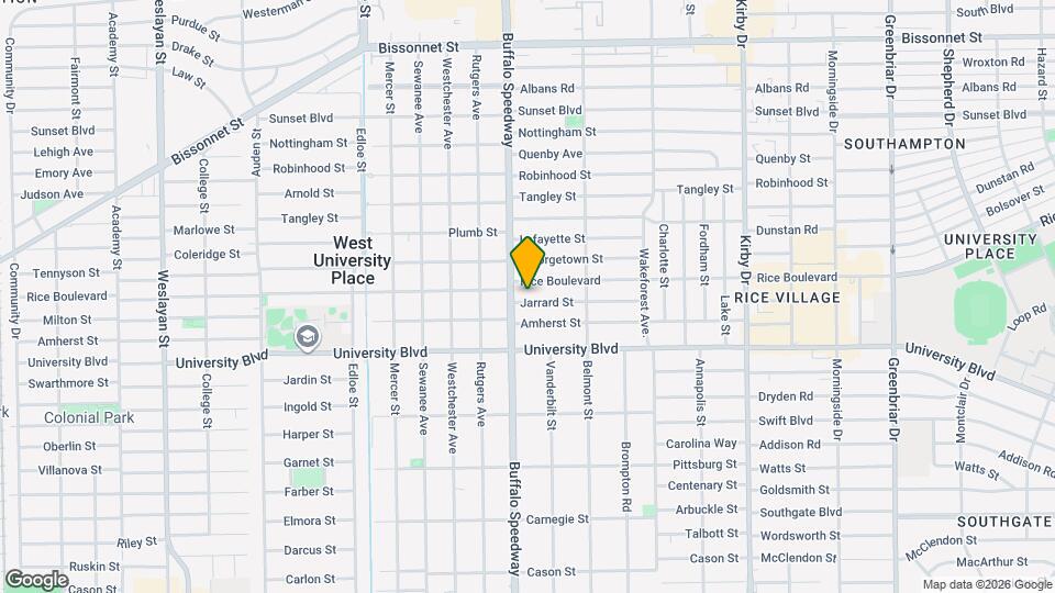 3124 Jarrard St Map and Location Details