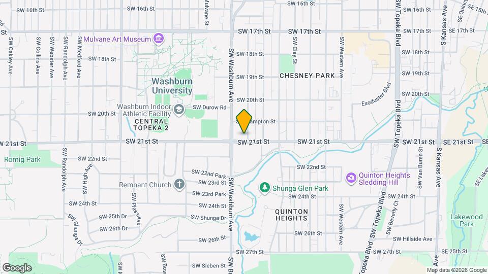 2077 SW Lane St Map and Location Details