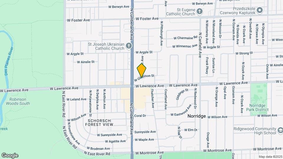 8331 W Gunnison St Map and Location Details