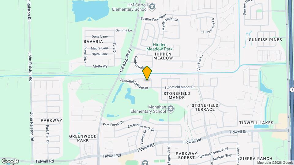 9514 Manorstone Ct Map and Location Details