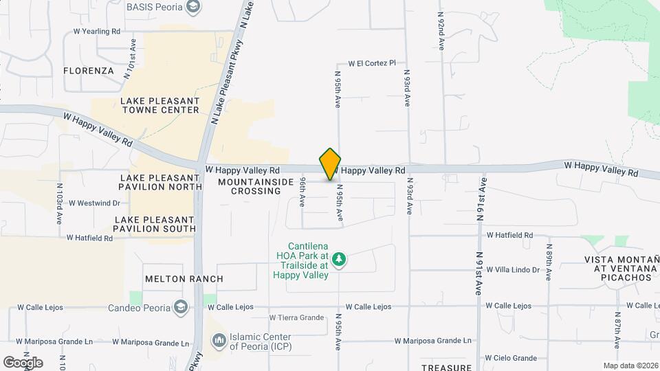 9519 W Fallen Leaf Ln Map and Location Details