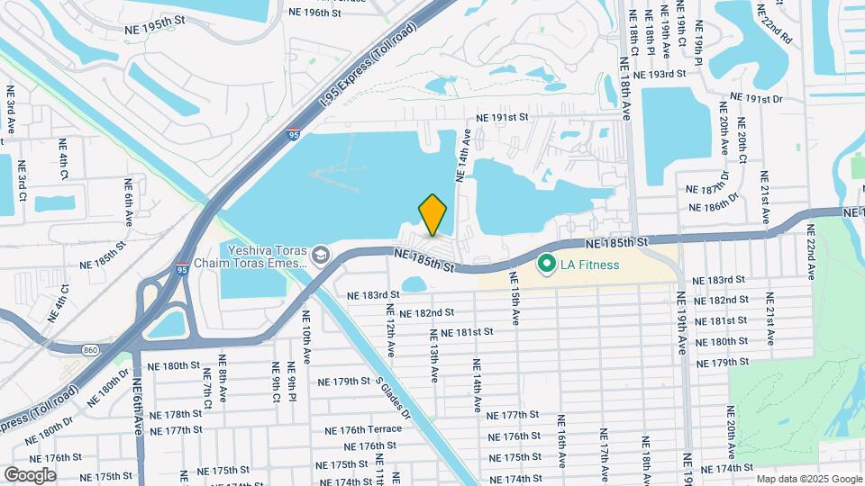 1351 NE Miami Gardens Dr, Unit # 1506E Map and Location Details