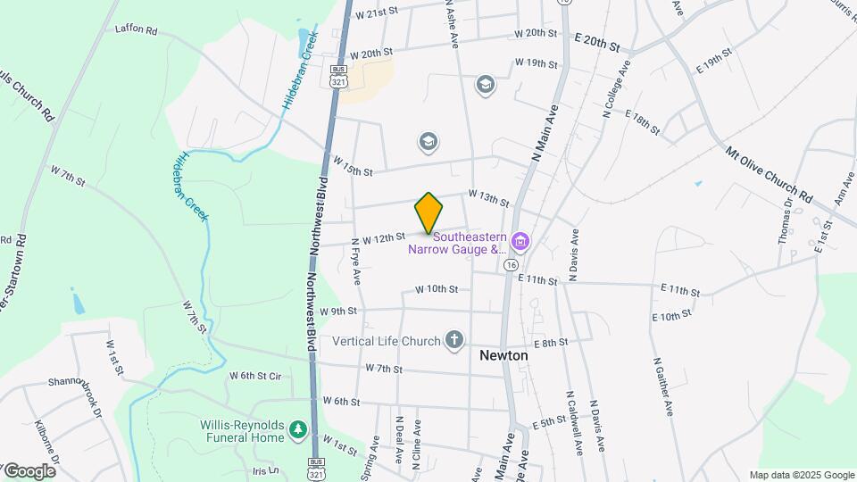 317 W 12th St Map and Location Details