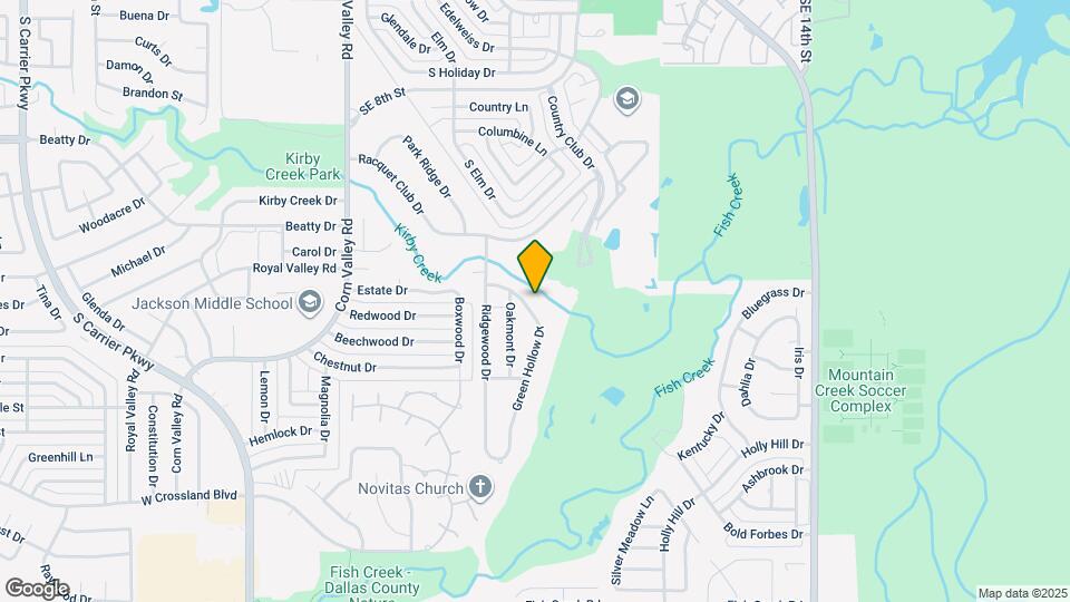 3622 Green Hollow Dr Map and Location Details