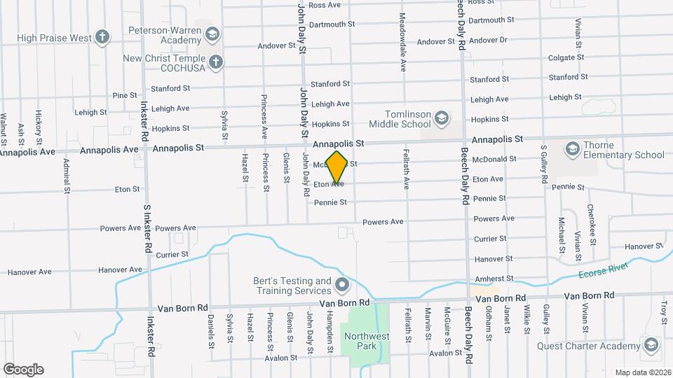 26357 Eton Ave Map and Location Details