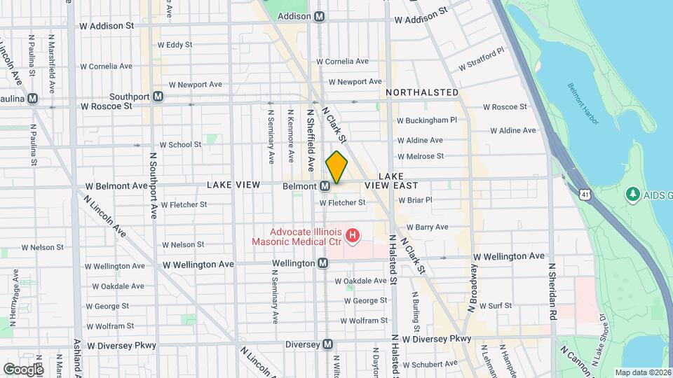 921 W Belmont Ave, Unit 605 Map and Location Details