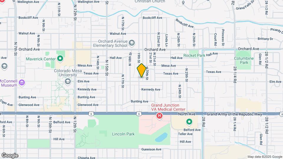 1910 Elm Ave Map and Location Details