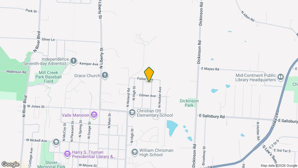 1714 N Pearl St Map and Location Details