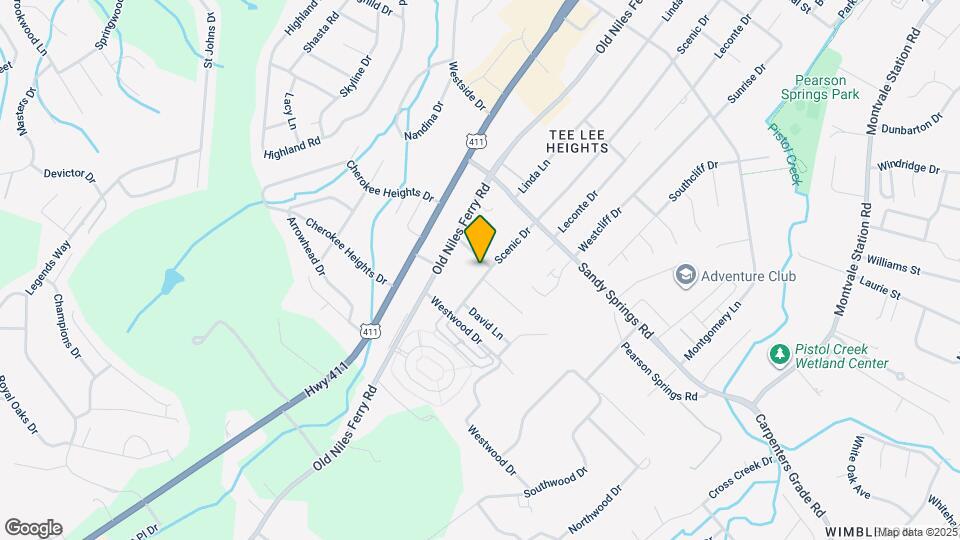 1901 Scenic Dr Map and Location Details