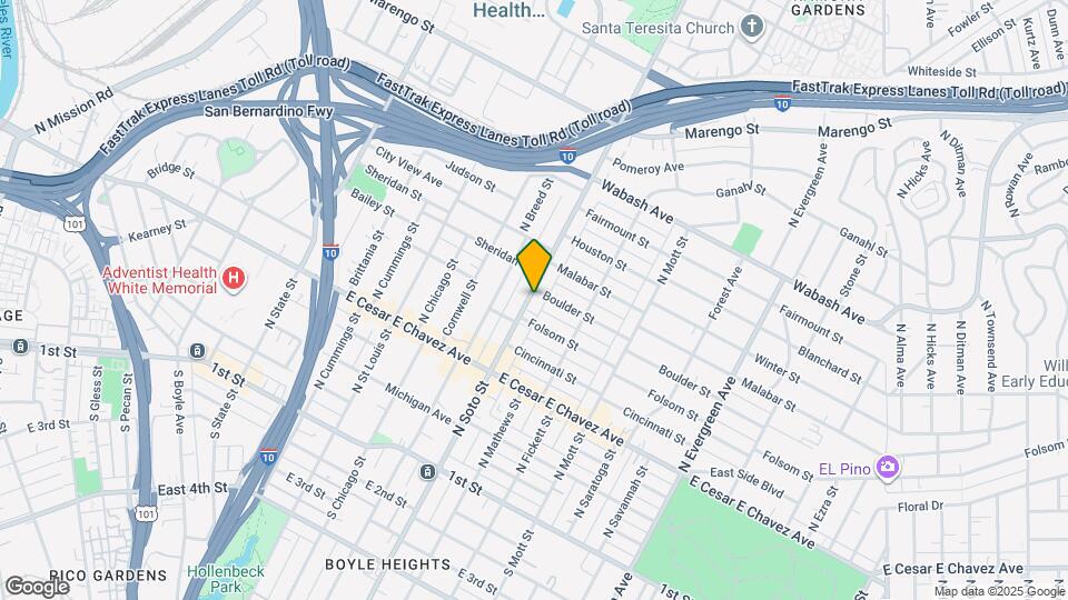 524 S Soto St Mapa y Detalles de la Ubicación