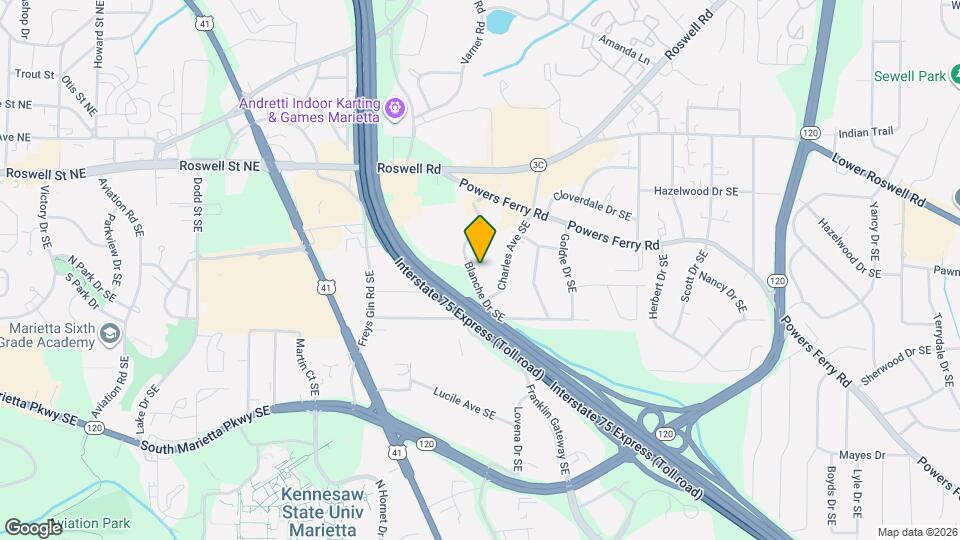 1367 Blanche Dr SE Map and Location Details