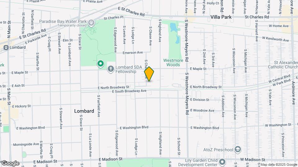 740 E North Broadway St Map and Location Details