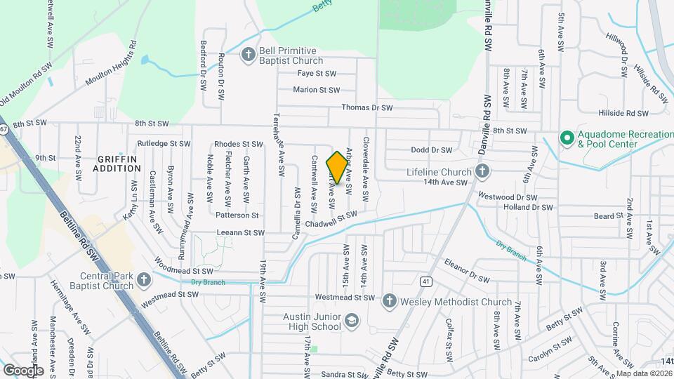 1302 Stuart Ave SW Map and Location Details