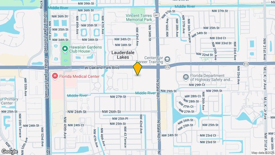 2980 NW 43 Terrace Map and Location Details