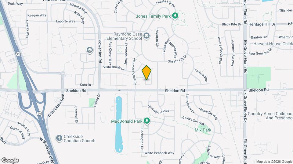 8822 Mesa Brook Way Map and Location Details