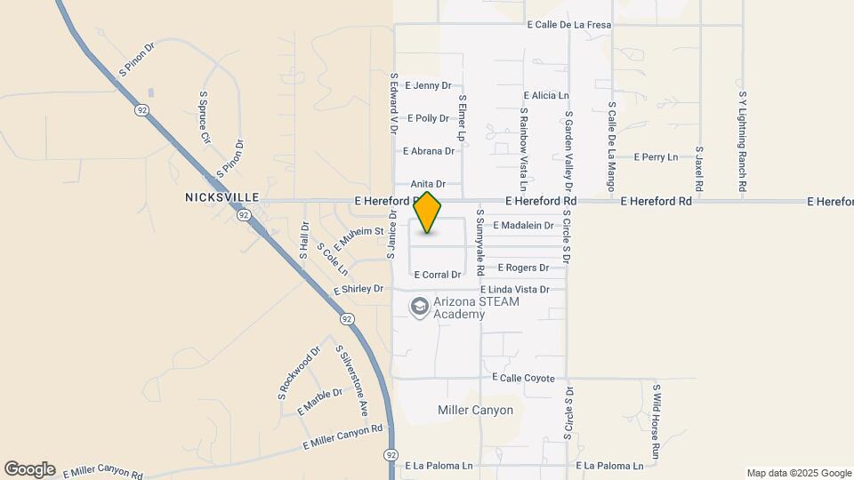 5283 E Brickey Dr Map and Location Details