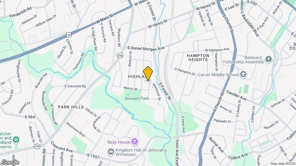 446 Bethlehem Dr Map and Location Details