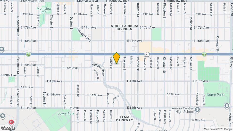 1409 Hanover St Map and Location Details