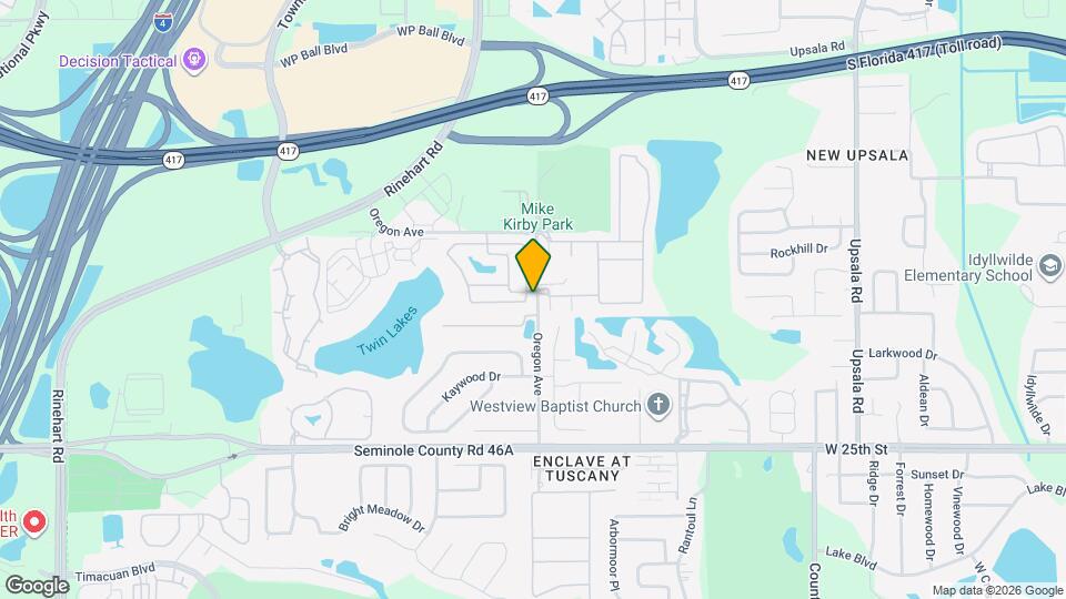 2520 Retreat View Cir Map and Location Details