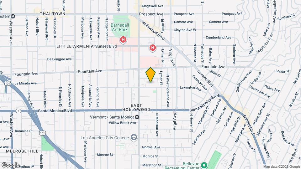 4619 Lexington Ave Map and Location Details