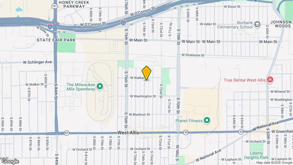 922 S 74th St Map and Location Details