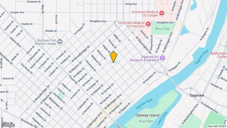 613 N Granger St Map and Location Details